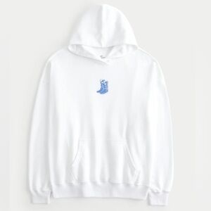 🤠Hollister White Hoodie 🤠